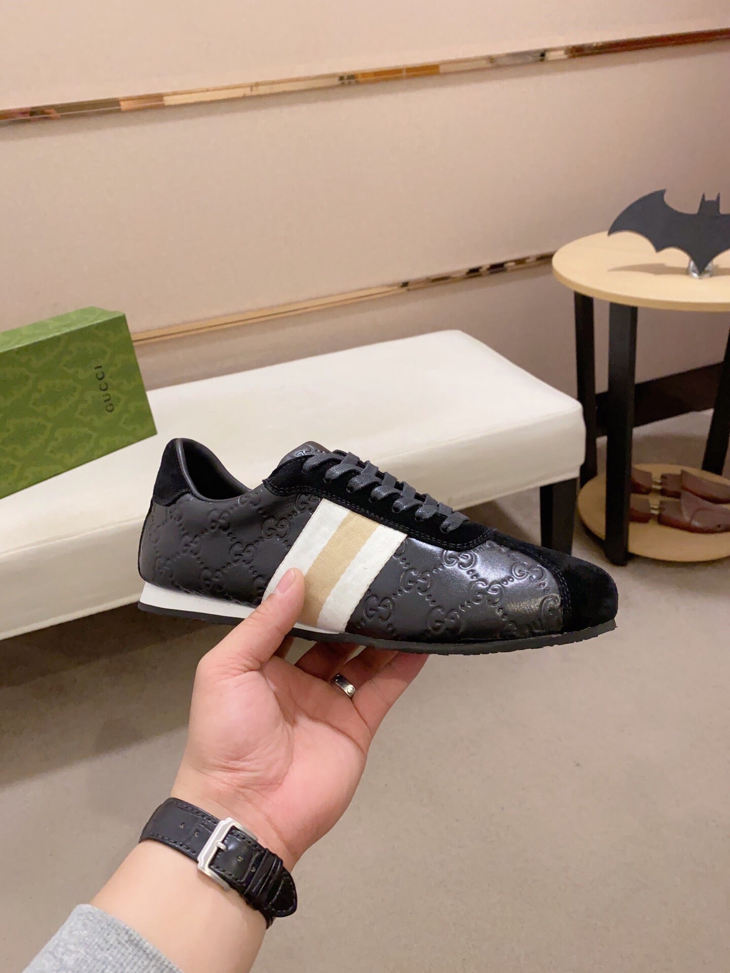 Classic letter presbyopia fashion casual sneakers PD1623071901