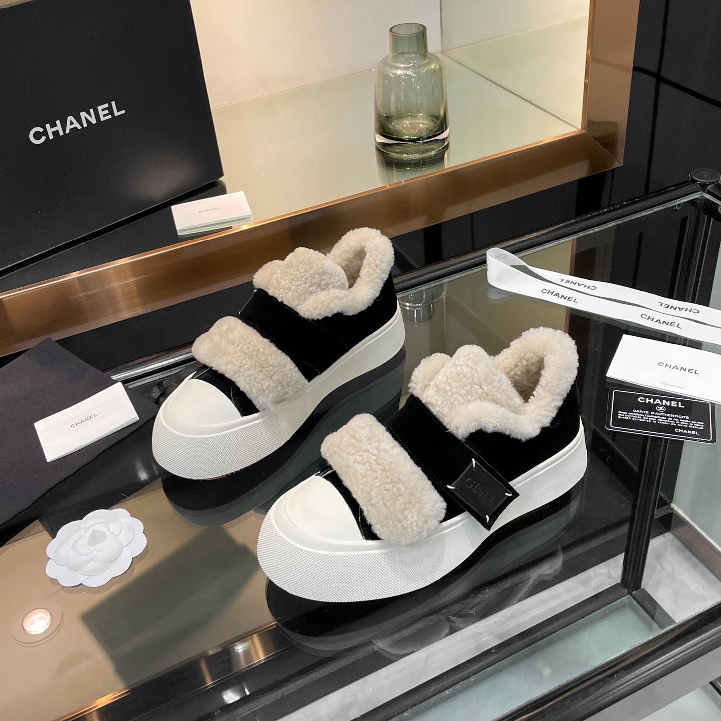 CH 24 new autumn and winter wool sneakers XC24092323