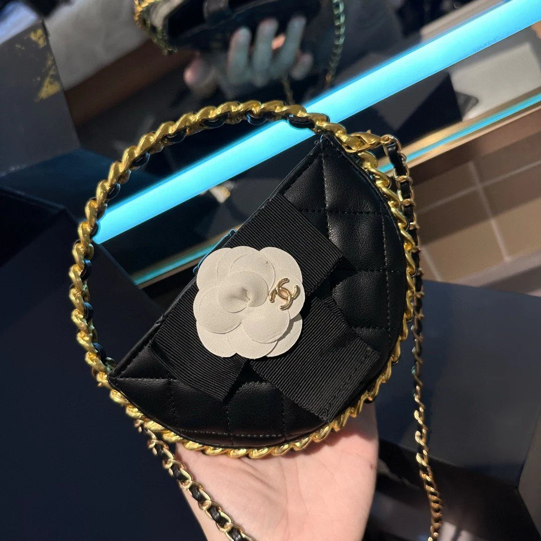 Fashionable and versatile hula hoop ring bow women's bag 1024022202