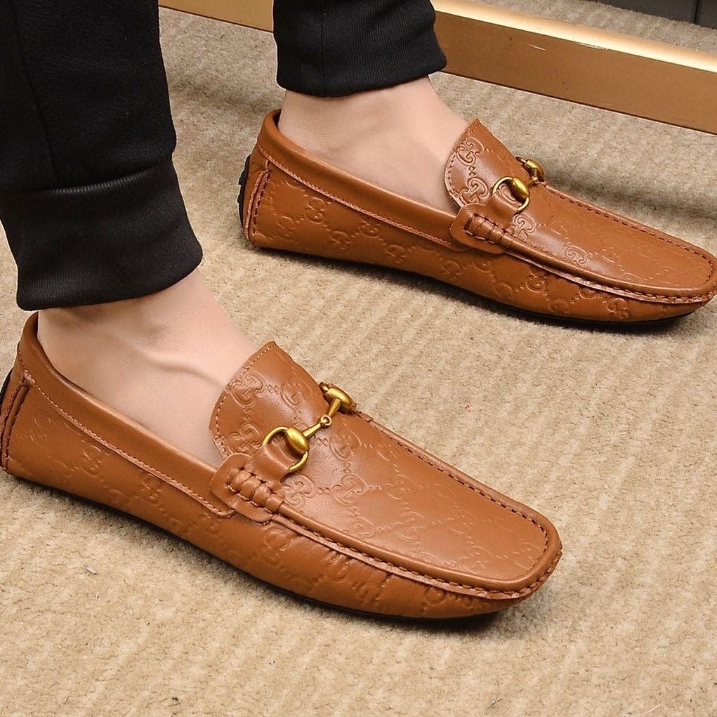 Men's embossed loafers 1824053102