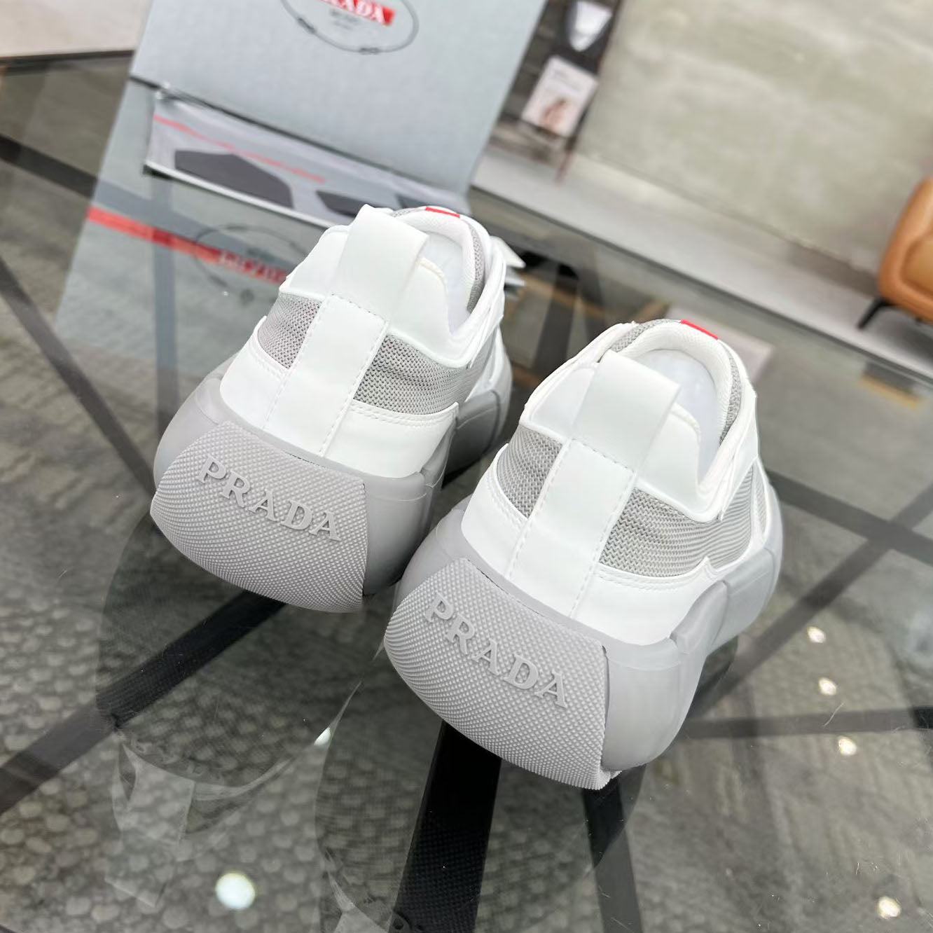 PR Mesh lace-up sneakers 1824091313