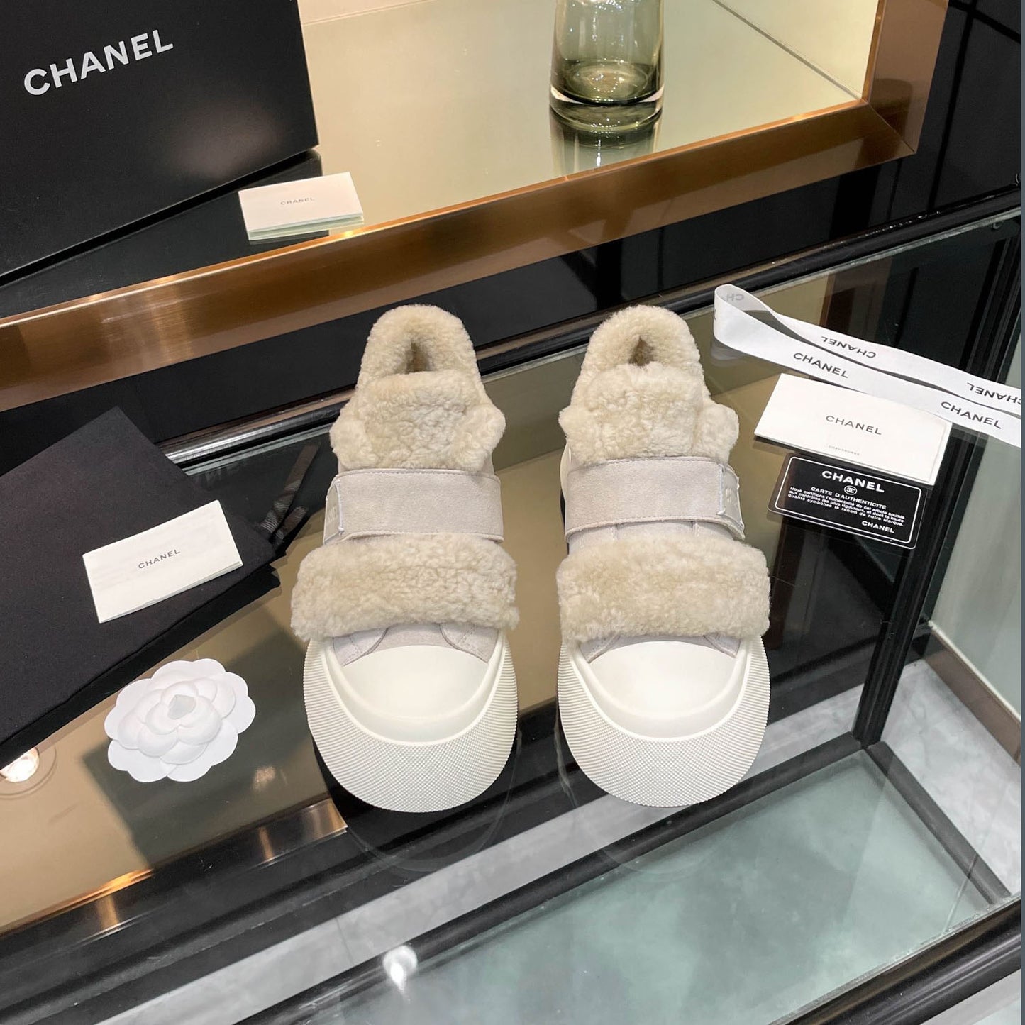 CH 24 new autumn and winter wool sneakers XC24092323