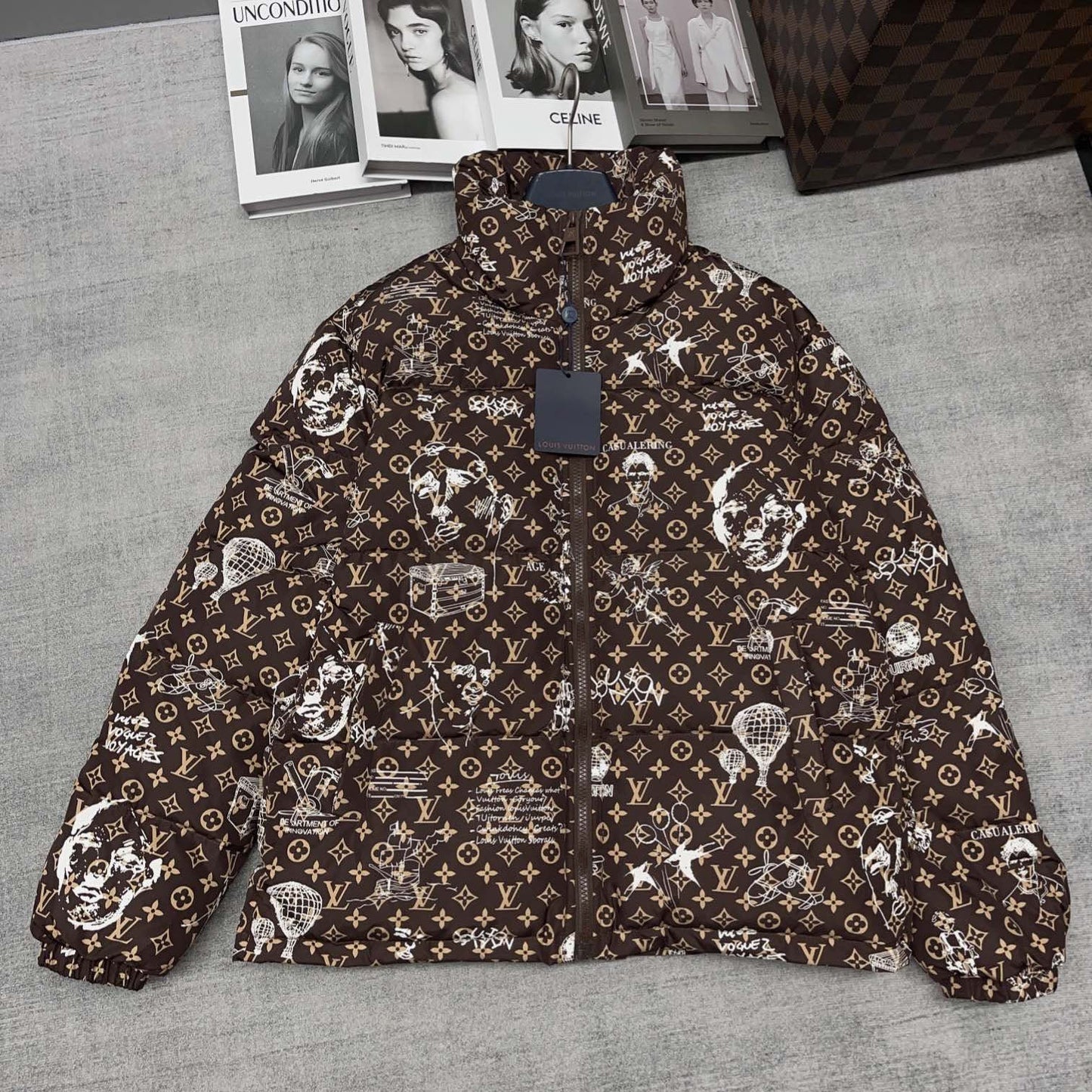 LV Graffiti down cotton jacket 1824093004