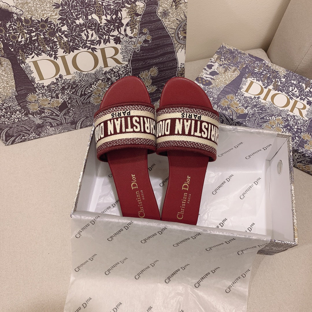 Embroidered Slippers