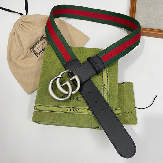 Fashion canvas splicing belt 1024072915