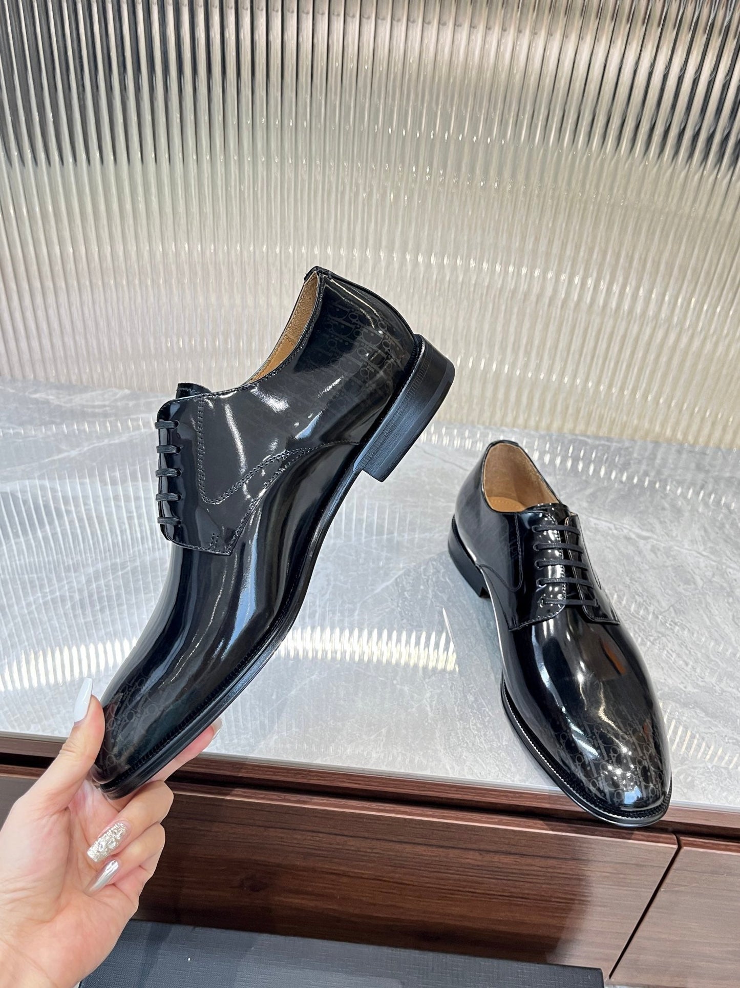 CD Timeless Derby Shoe Gradient shiny leather 1825052705