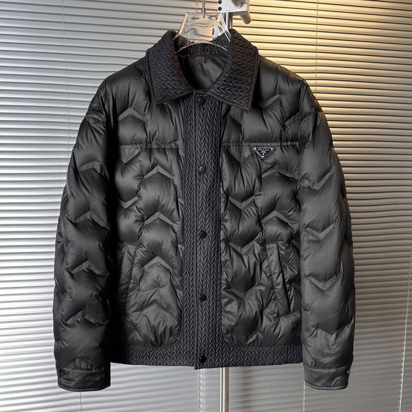 PR Lapel Windproof Down Jacket 1824101604