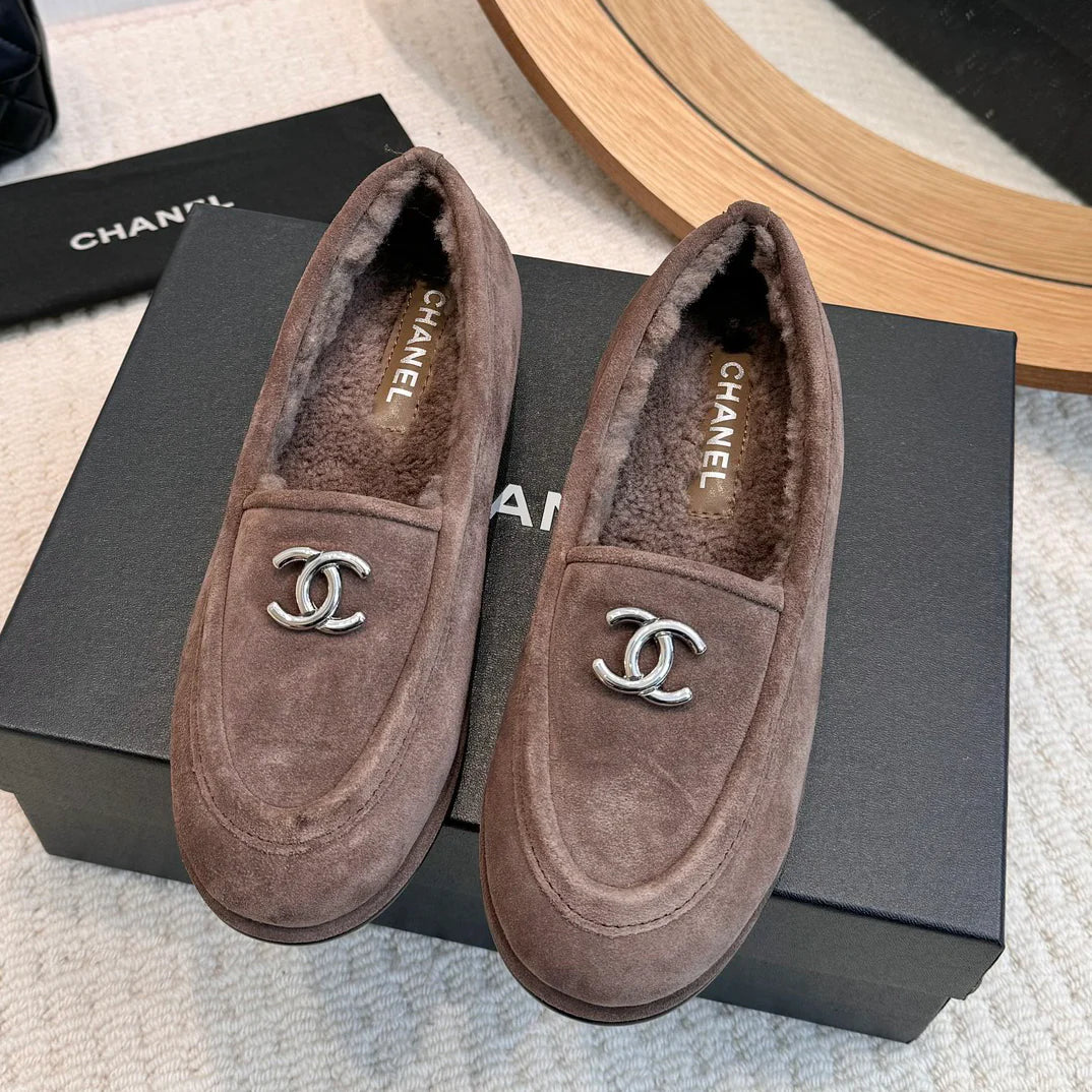 Teddy loafers with lamb wool 1024101502