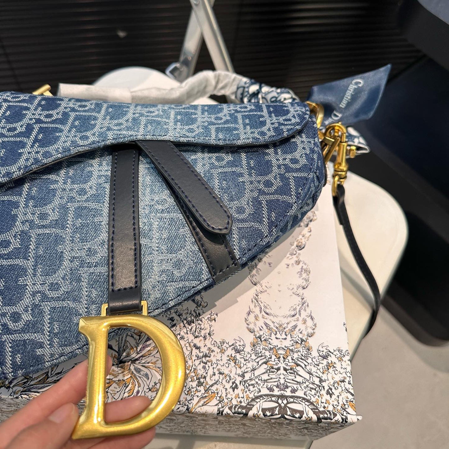 DIO Classic Denim Saddle Bag XC24092436