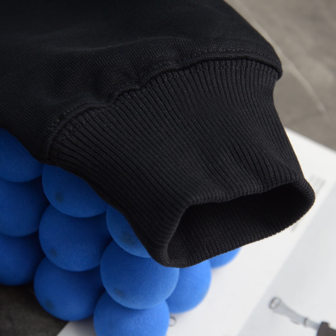 Classic colorful lightning print hooded sweatshirt XC0823091908