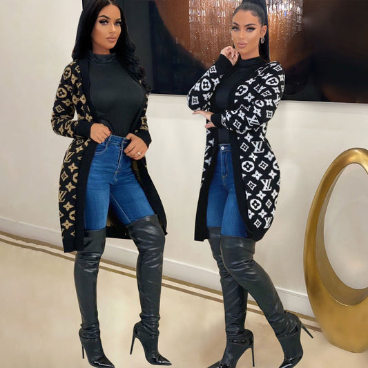 Fashionable long high-end wool sweater XC0823110601