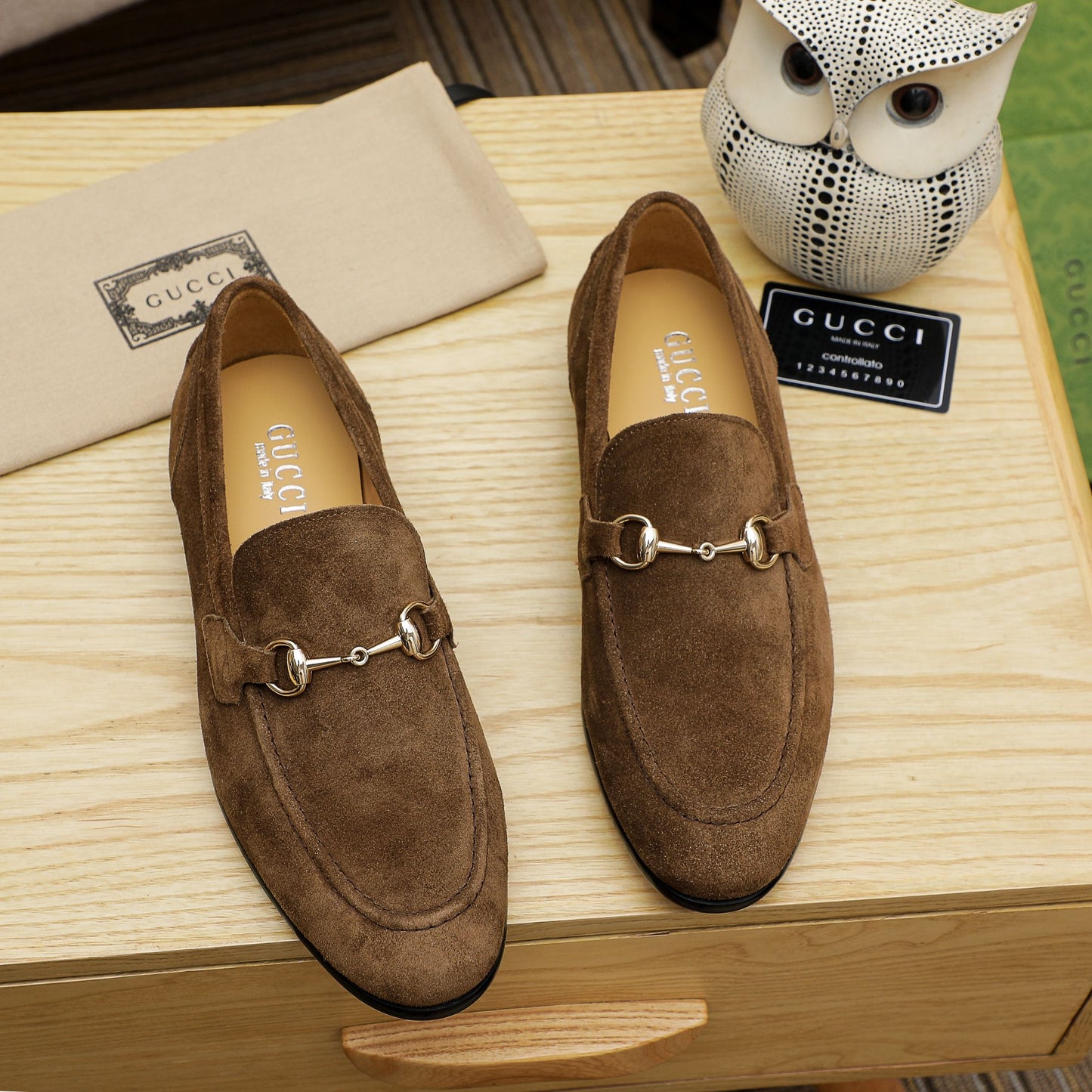 GG Horsebit suede loafers 1825070202