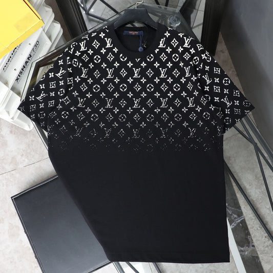 LV Gradient letter print T-shirt 1825060601