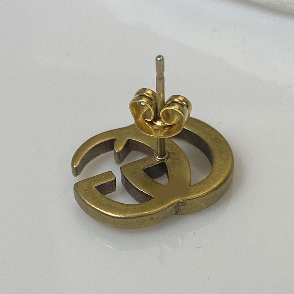 Retro Classic Double G Stud Earrings