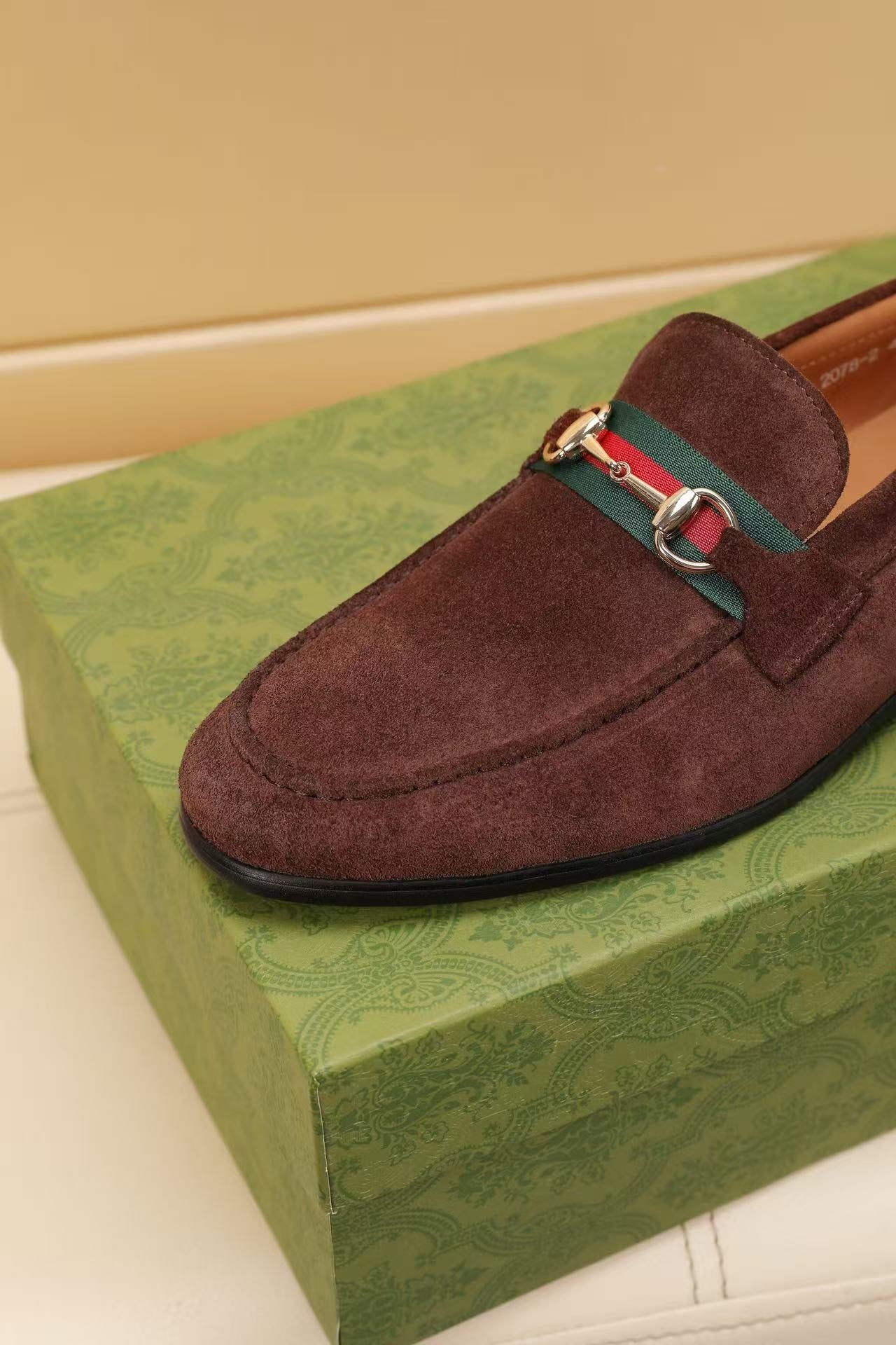 GG Horsebit suede loafers 1825070203