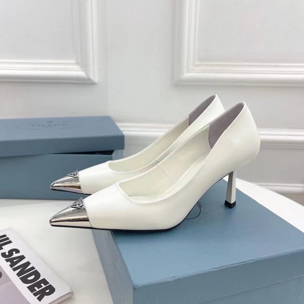 PD fashionable and versatile metal pointed-toe high heels 1824051701