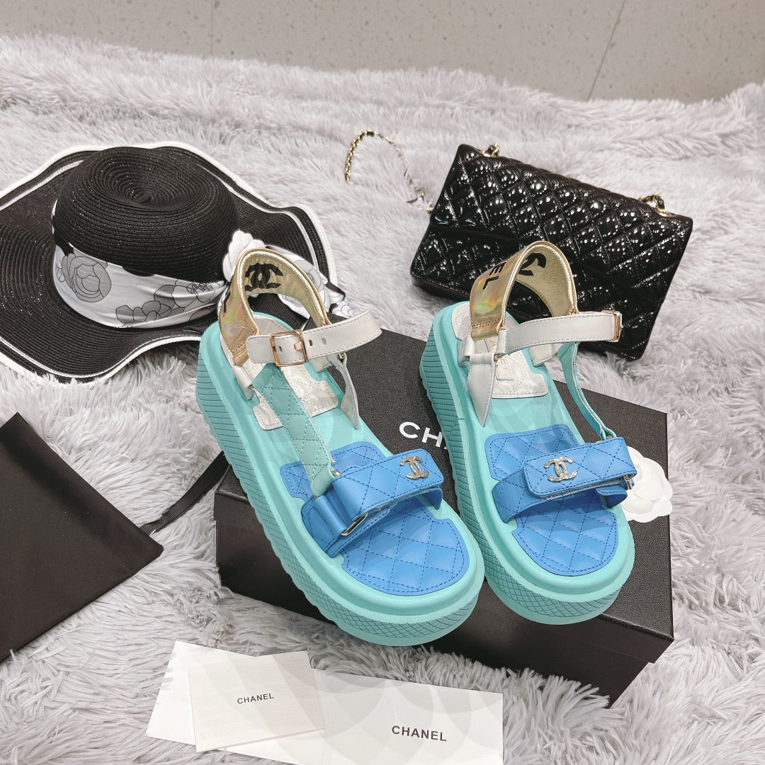 Color Collection platform sandals XC0823072616