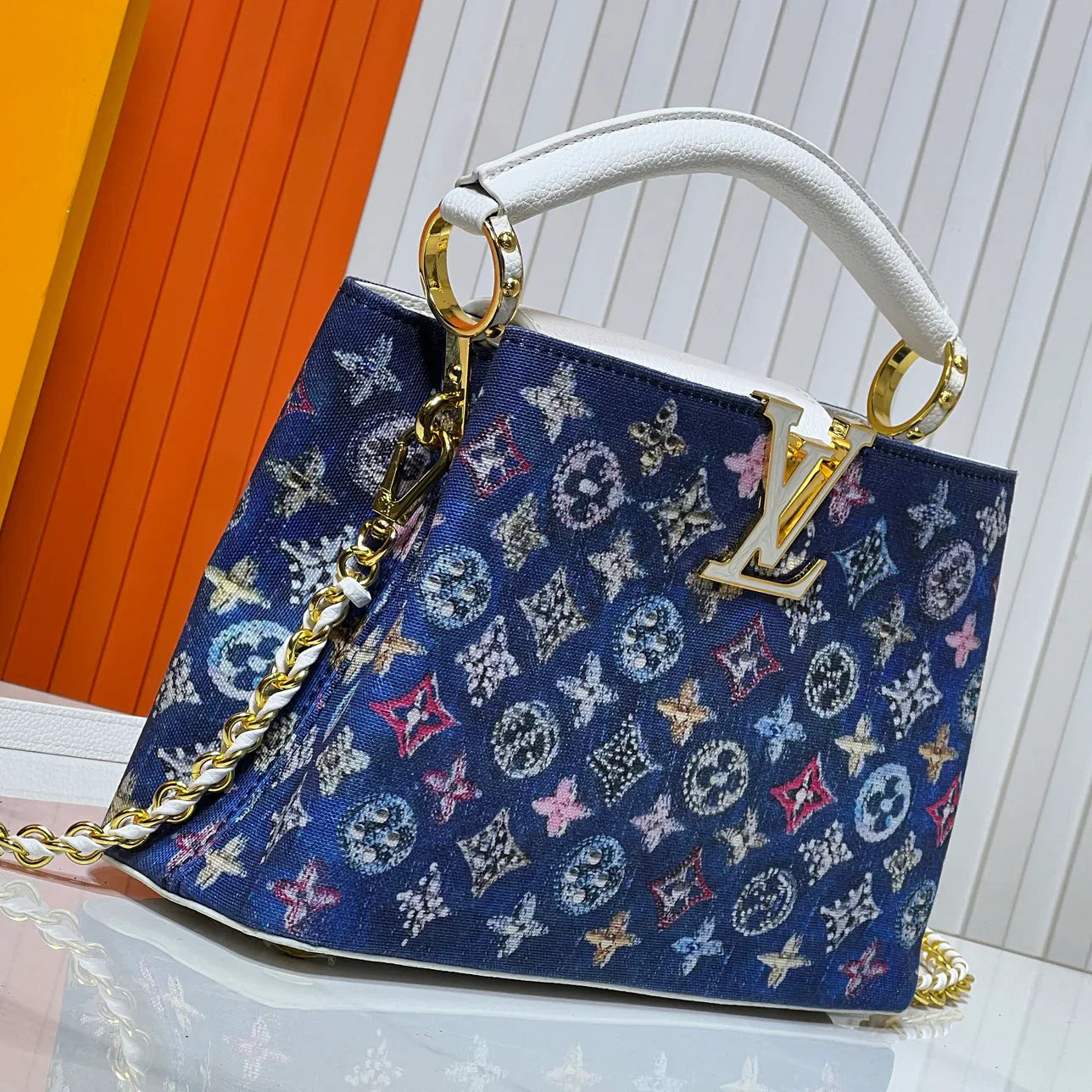 Stylish Versatile Denim Handbag 1025061707