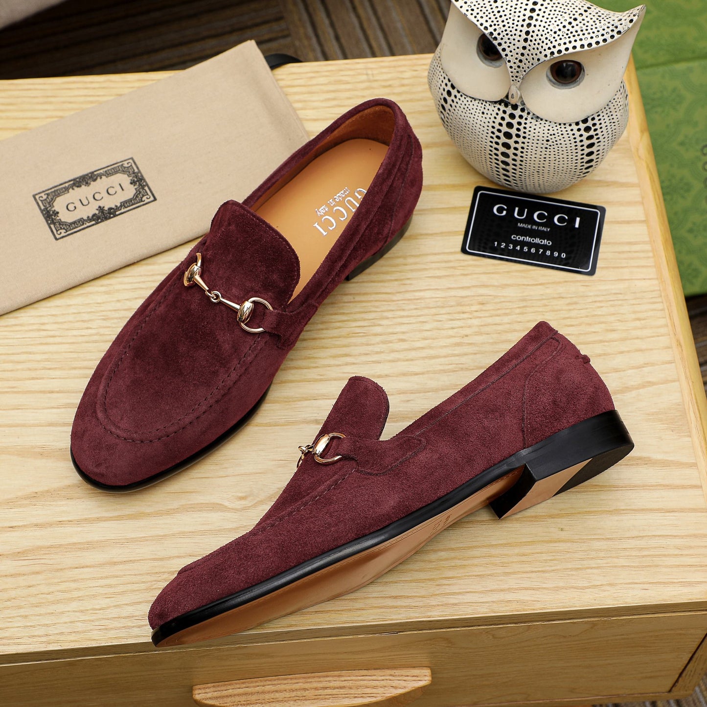 GG Horsebit suede loafers 1825070202