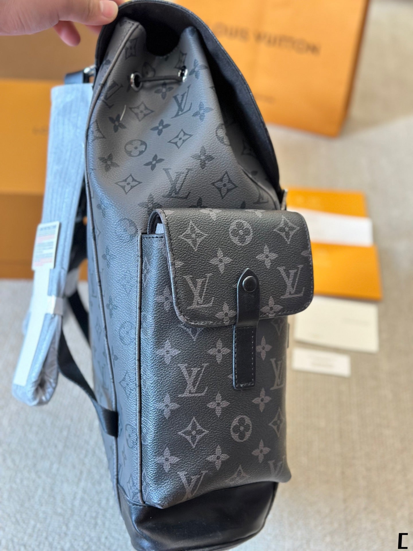 Grey Travel Backpack 1824031905