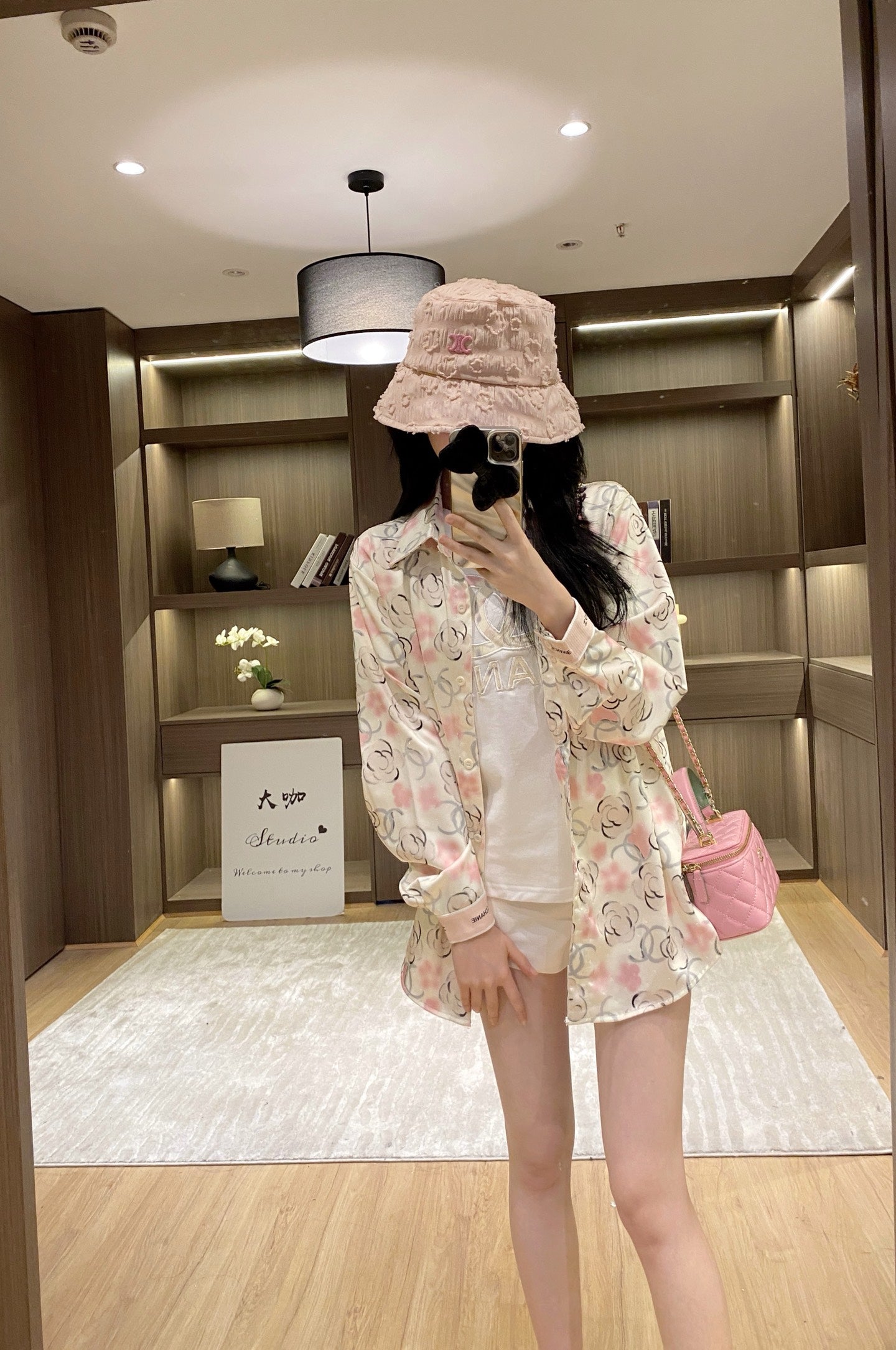 CH Camellia print shirt 1825031903