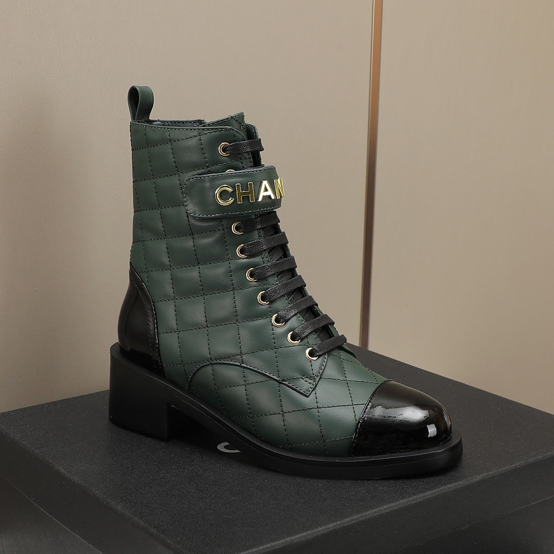 CNL fashion diamond leather short boots Martin boots 0724101706