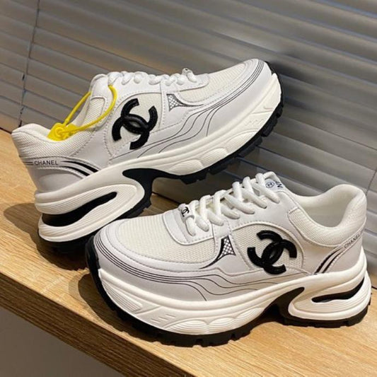 New Two-color Thin-soled Leather Casual Sneakers 1024031406