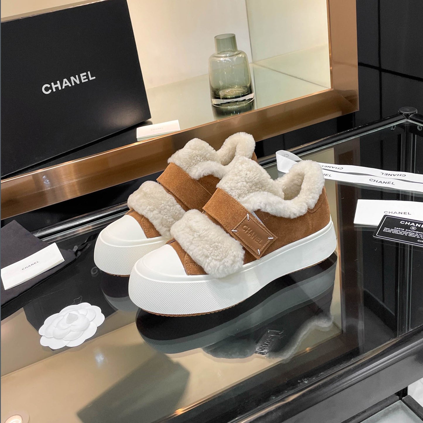 CH 24 new autumn and winter wool sneakers XC24092323