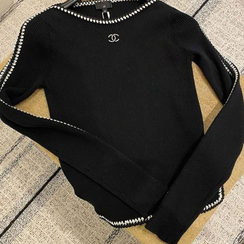 Fashion new all-match tops PD1023072615