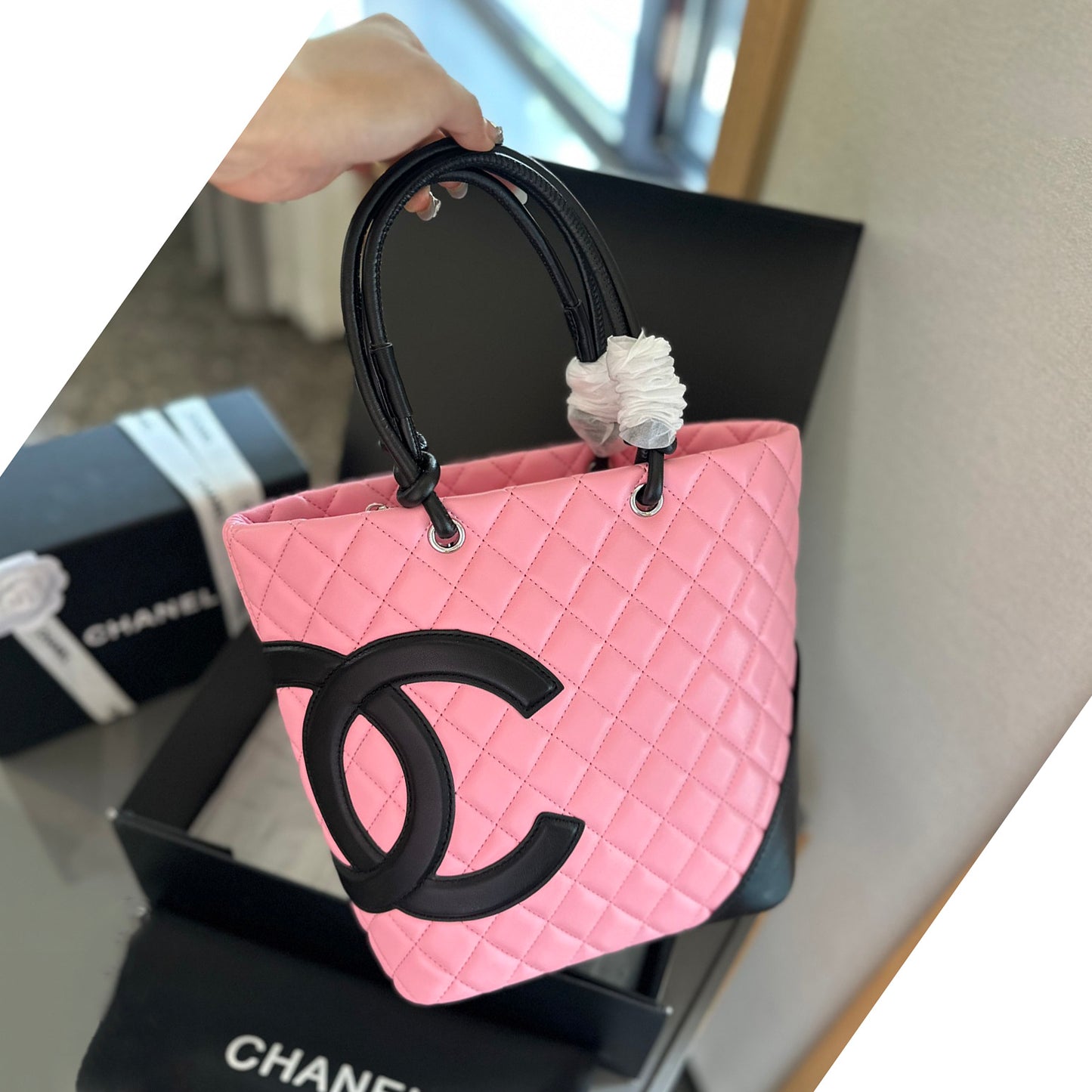 CNL Cambon Line CC logos hand tote bag 1824061201