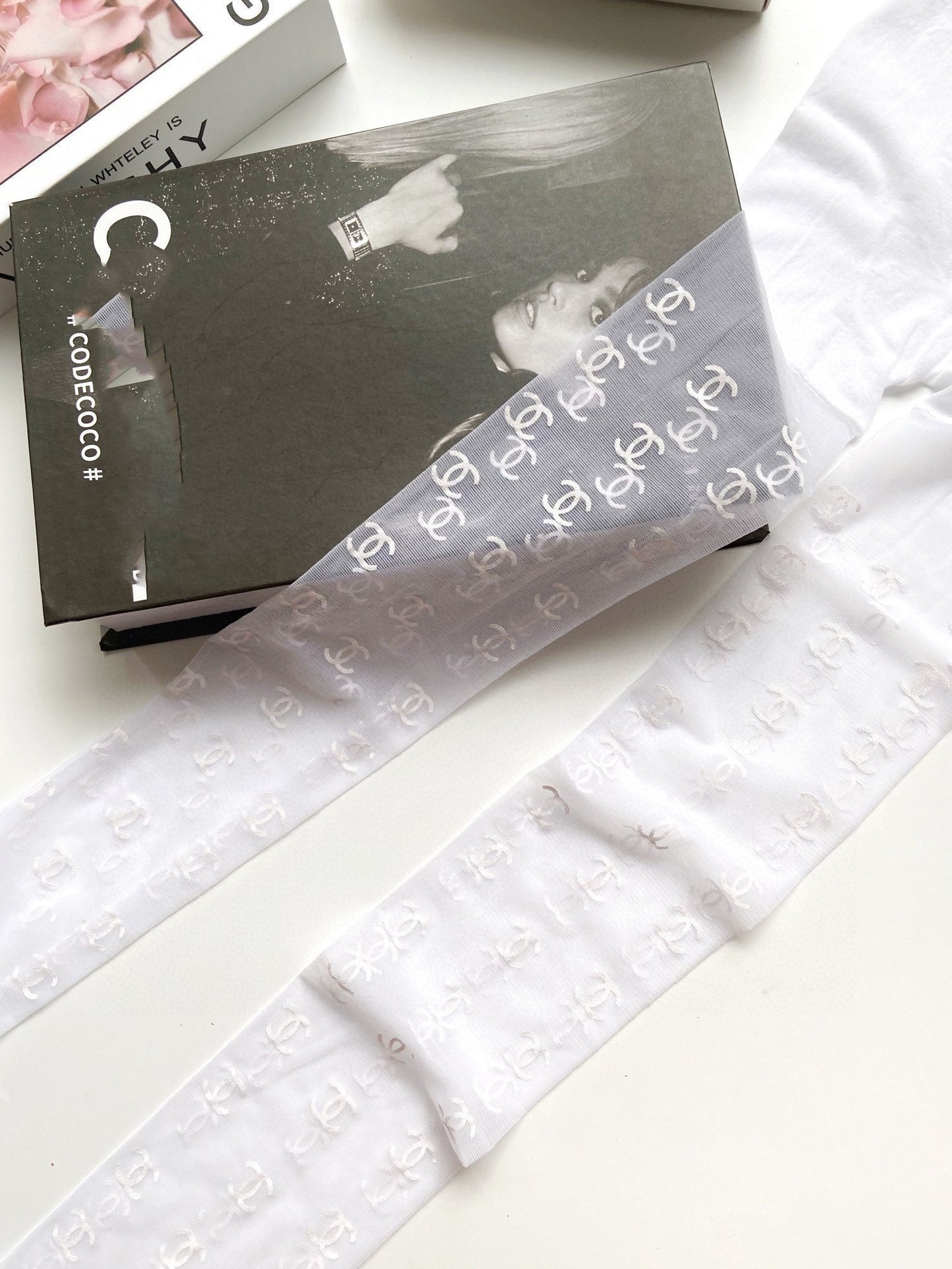 NL fashion printed rubber stockings XC07060603