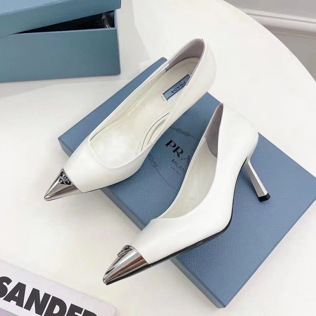 PD fashionable and versatile metal pointed-toe high heels 1824051701