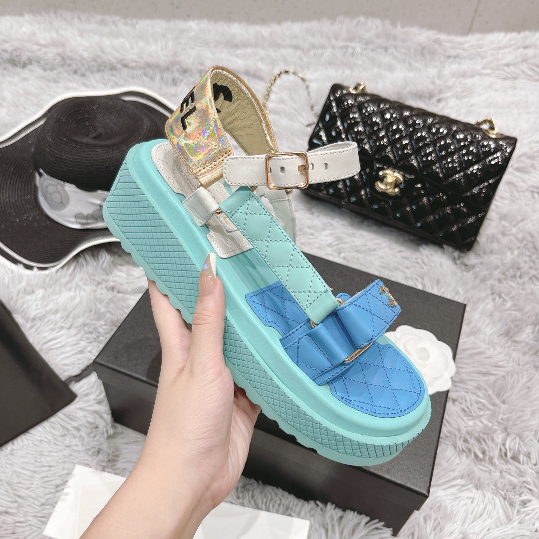 Color Collection platform sandals XC0823072616