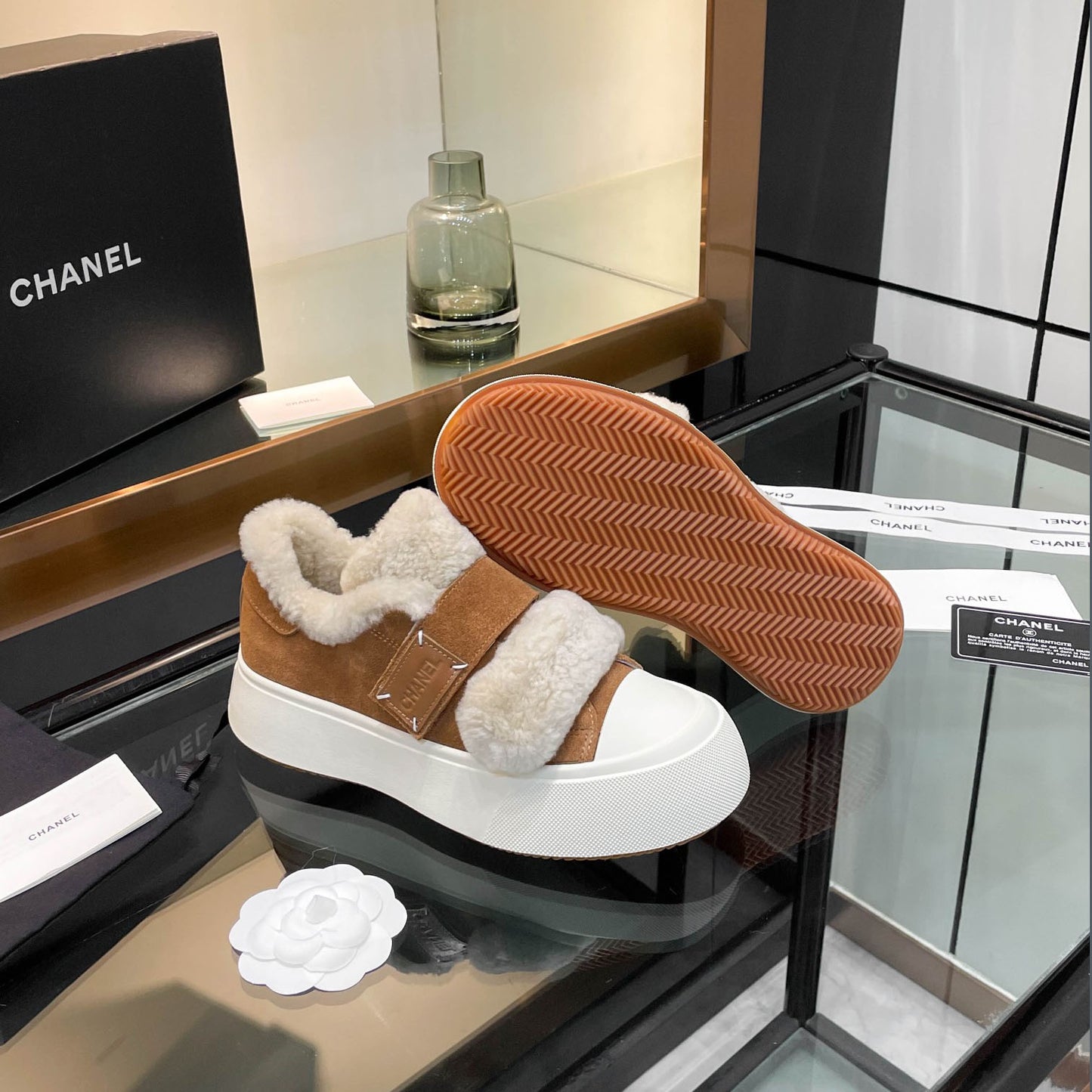 CH 24 new autumn and winter wool sneakers XC24092323