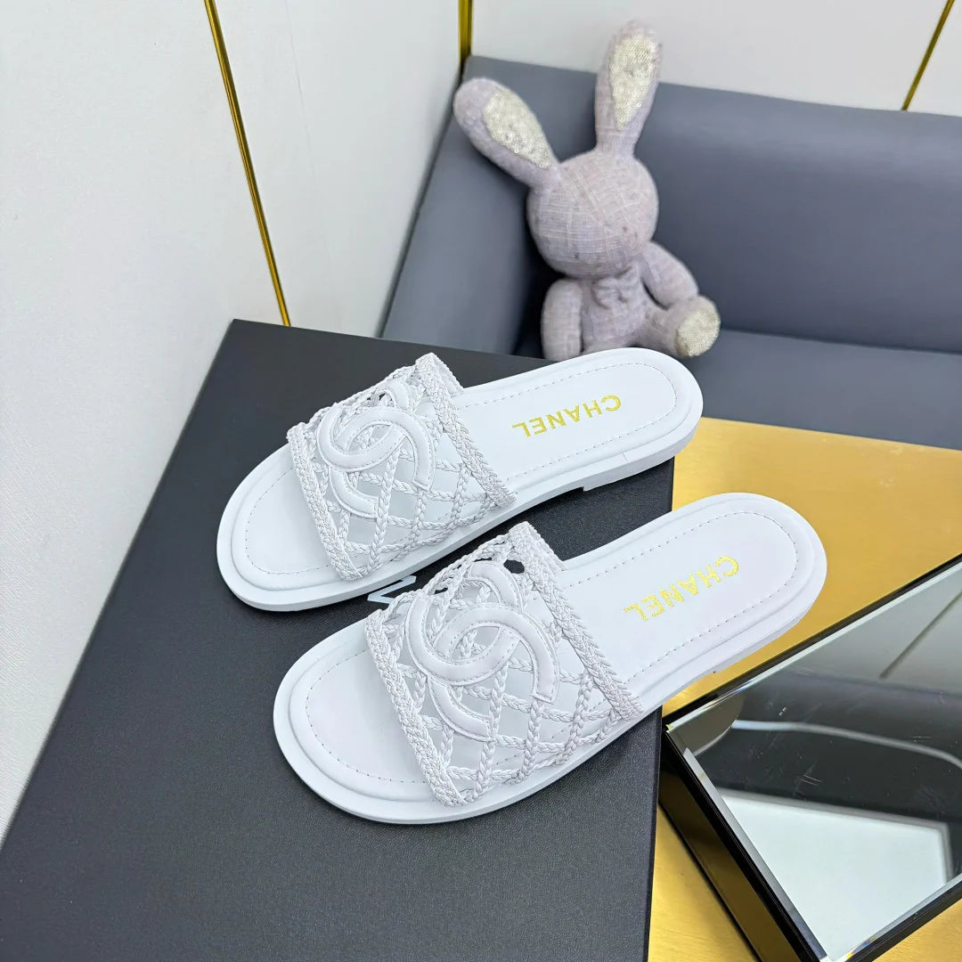 New Fashion Mesh Woven Sandal Flip Flops 1025041702