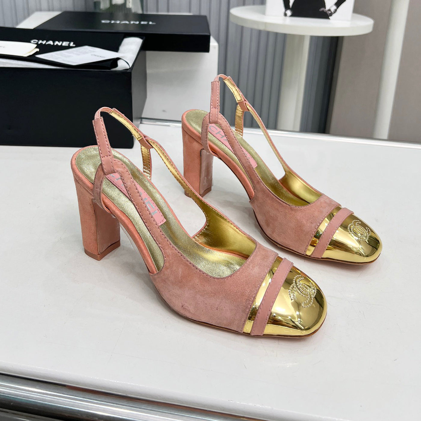 New High Heels Mary Jane Square Toe Sandals  1024031804