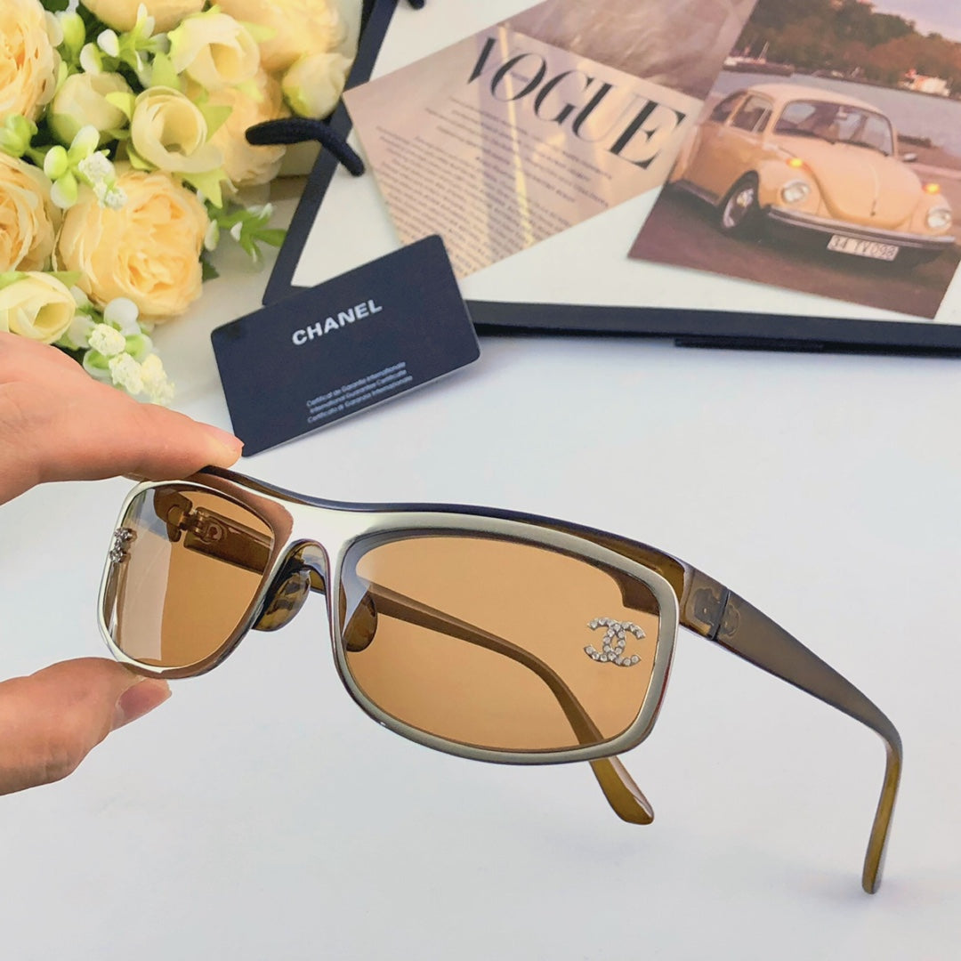 24 New Retro Silver Curved Outdoor Sports Sunglasses for Men and Women 1824042402