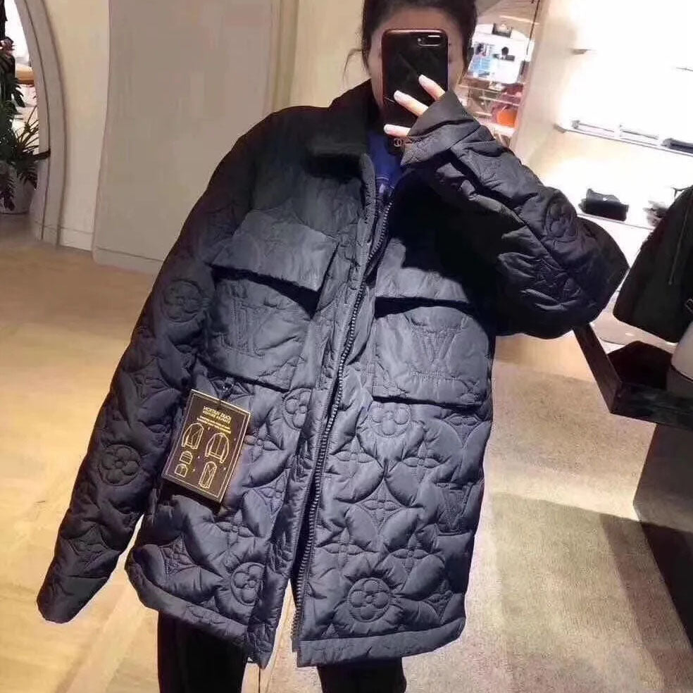 LV Lapel padded jacket 1824092901