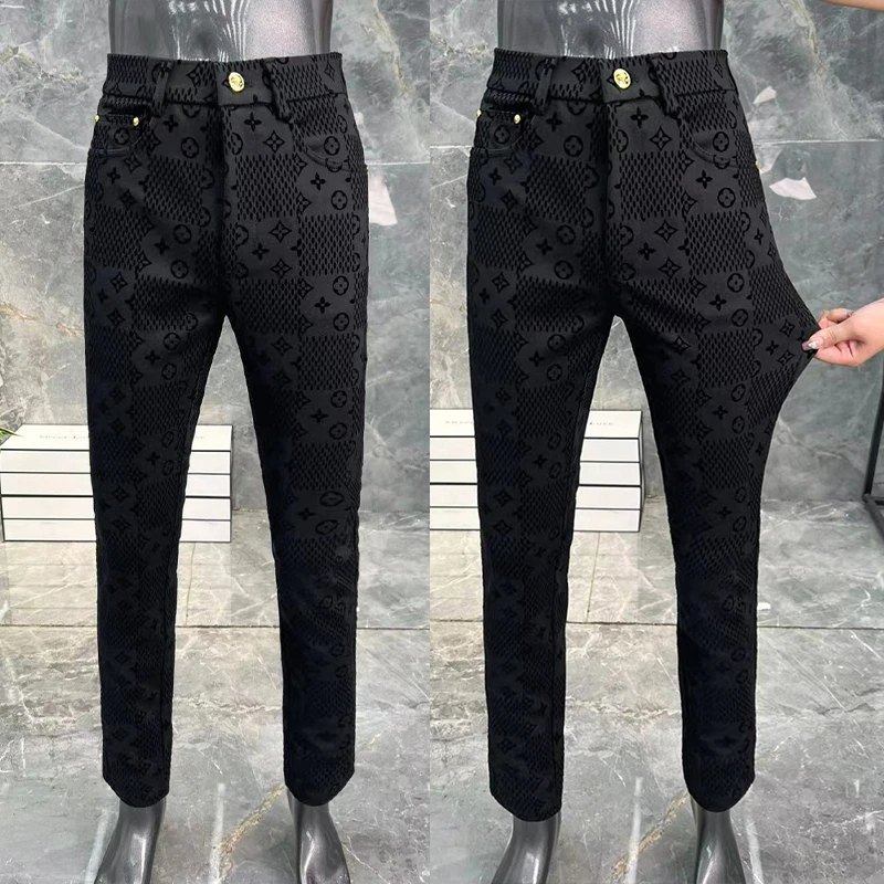 L fashionable all-match slim fit trousers