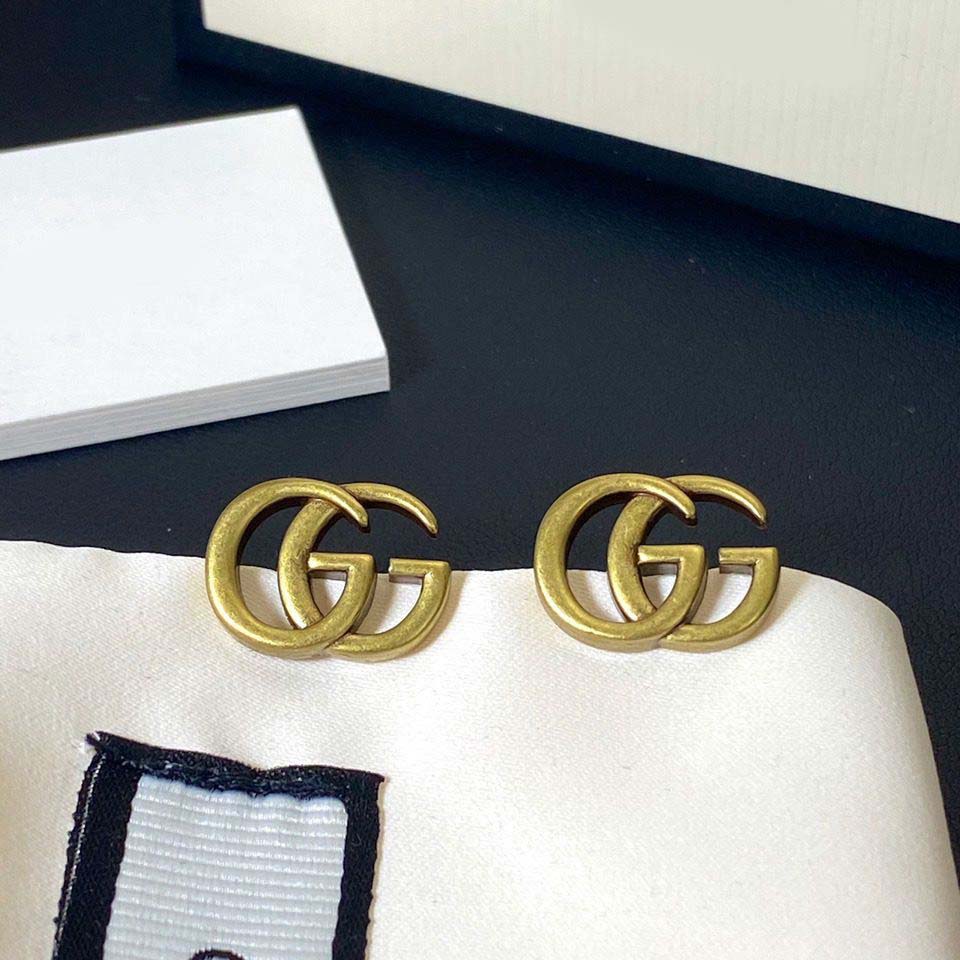 Retro Classic Double G Stud Earrings