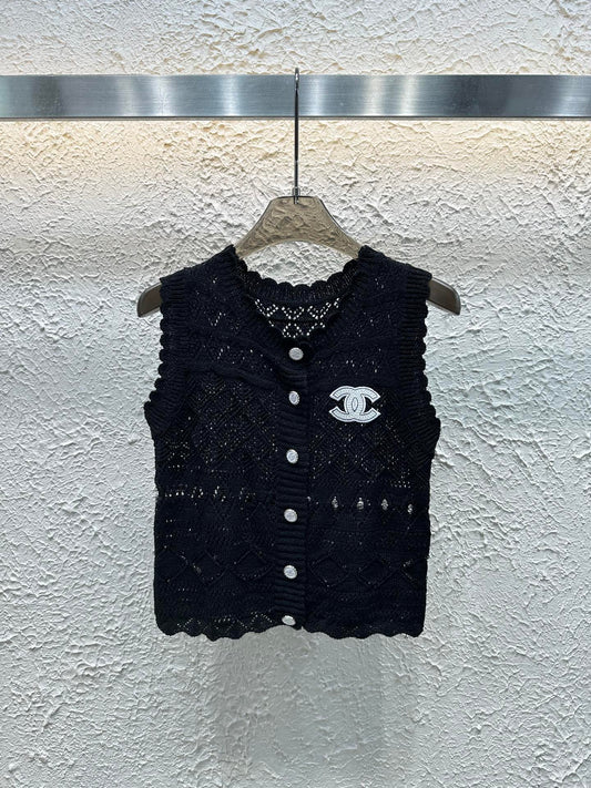 CNL Openwork knit vest 1825042914