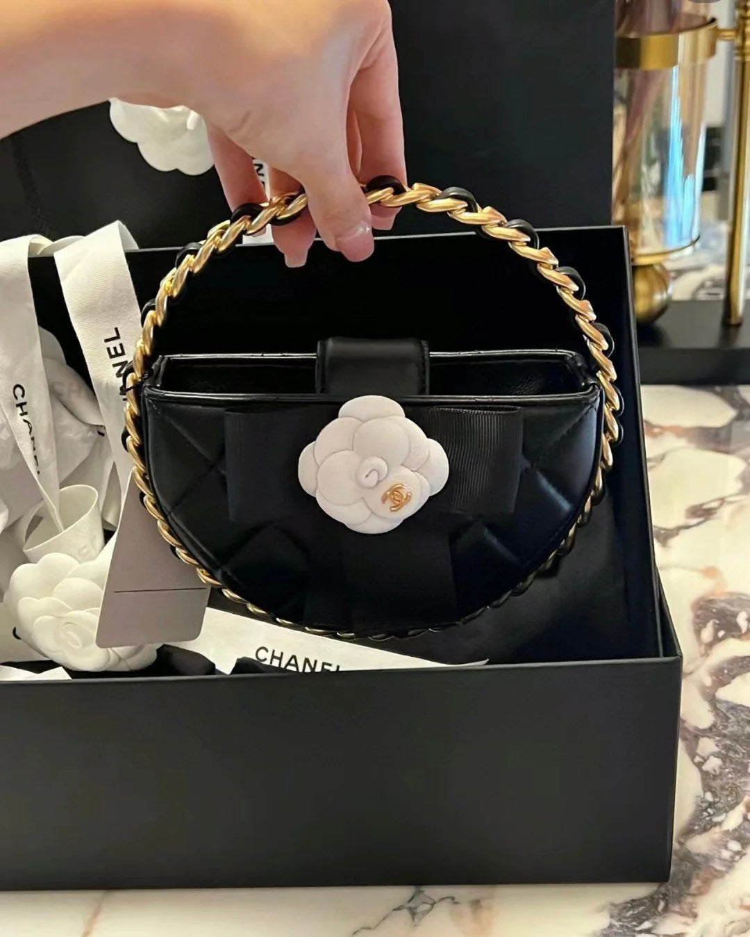 Fashionable and versatile hula hoop ring bow women's bag 1024022202