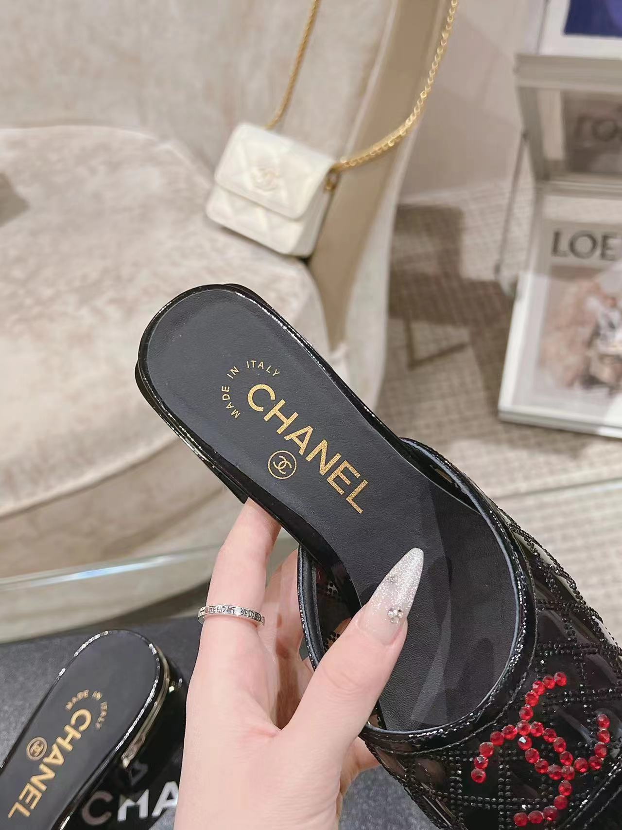 CNL24ss Fashion Low Heel Slippers 0724090508