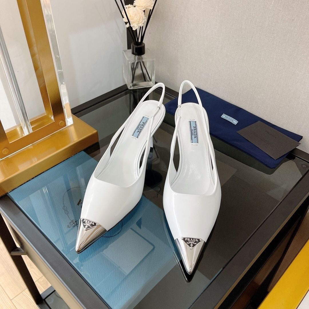 PD fashionable and versatile metal pointed-toe high heels 1824051701