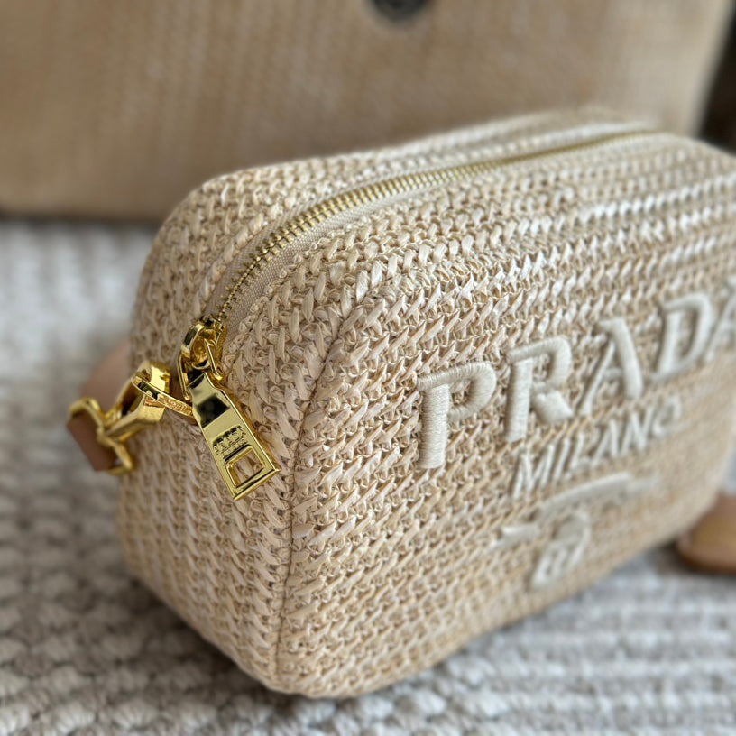 Summer straw camera bag 1824040207