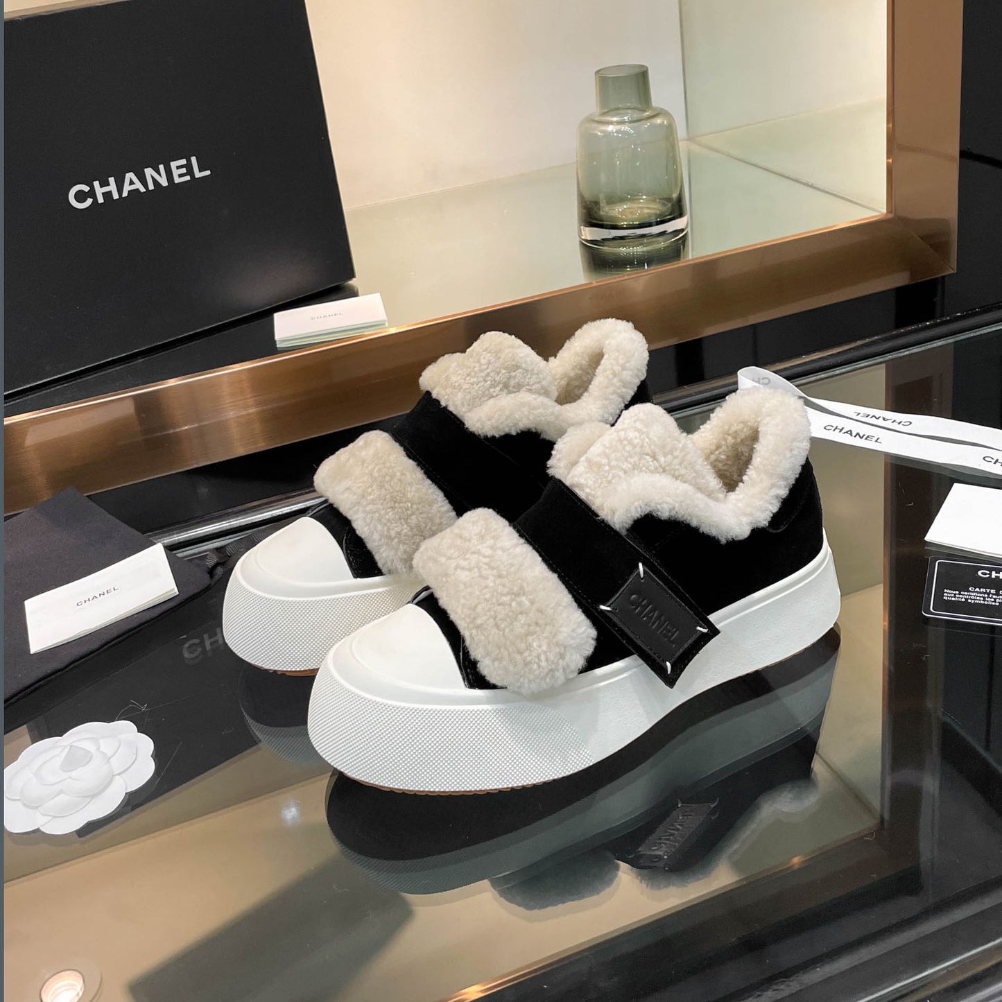 CH 24 new autumn and winter wool sneakers XC24092323