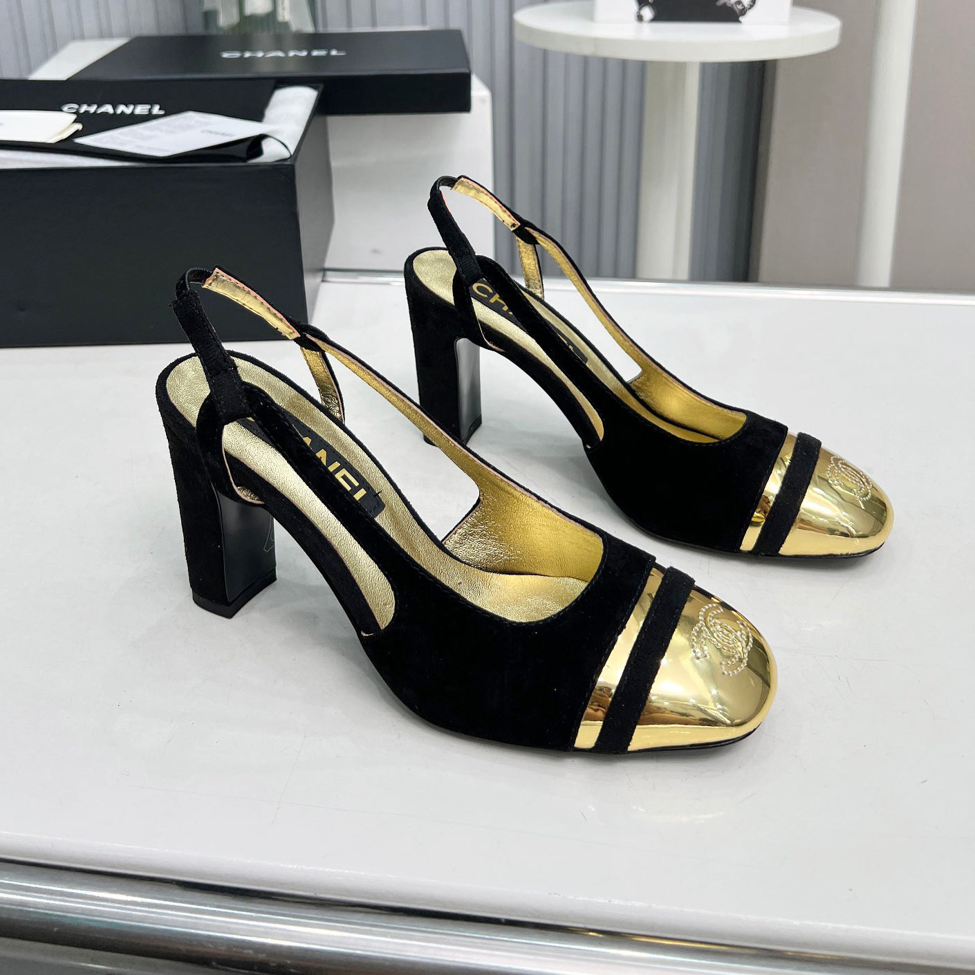 New High Heels Mary Jane Square Toe Sandals  1024031804