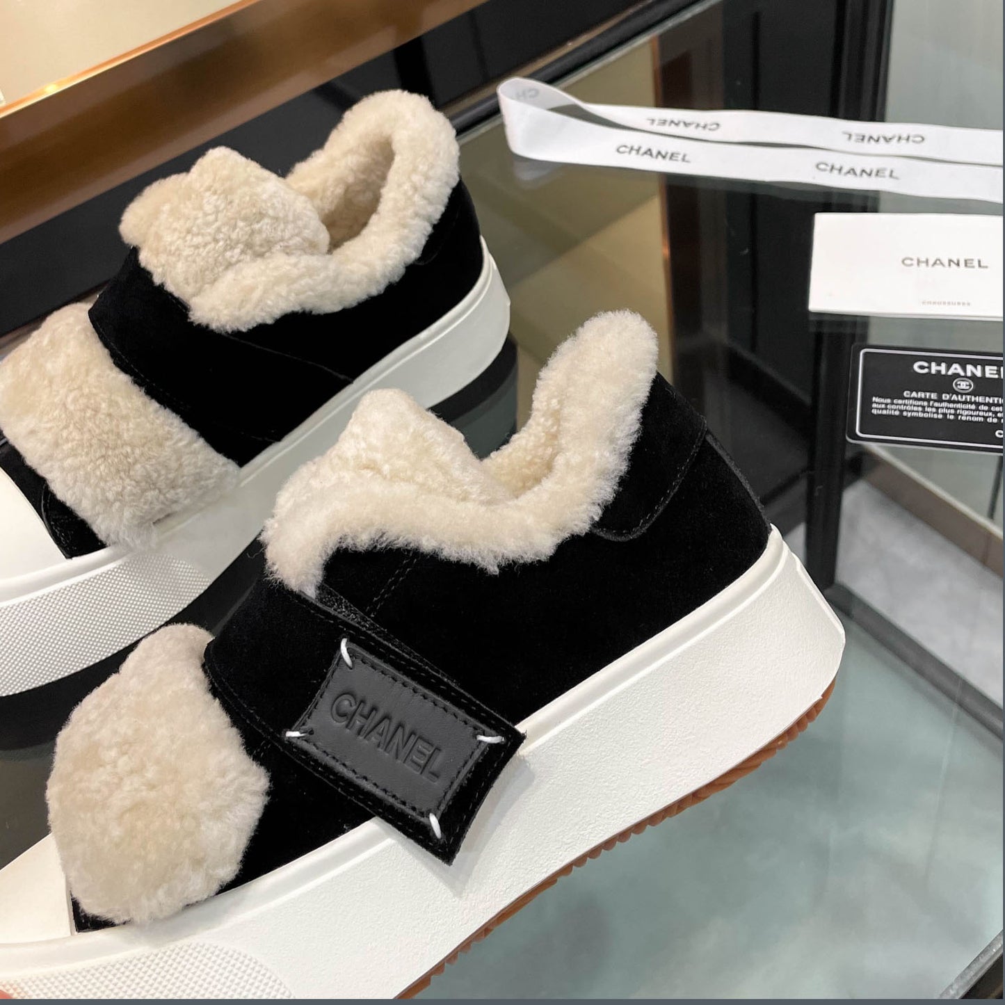 CH 24 new autumn and winter wool sneakers XC24092323