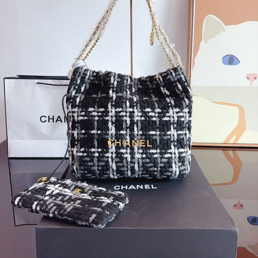 CHL 24 Autumn and Winter Woolen Series New Style Chain Bag XC24092506