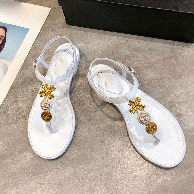 Fashion New Camellia Flip Sandals PD1023071925